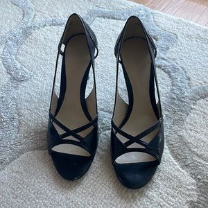 Nine West black heels- size 6.5